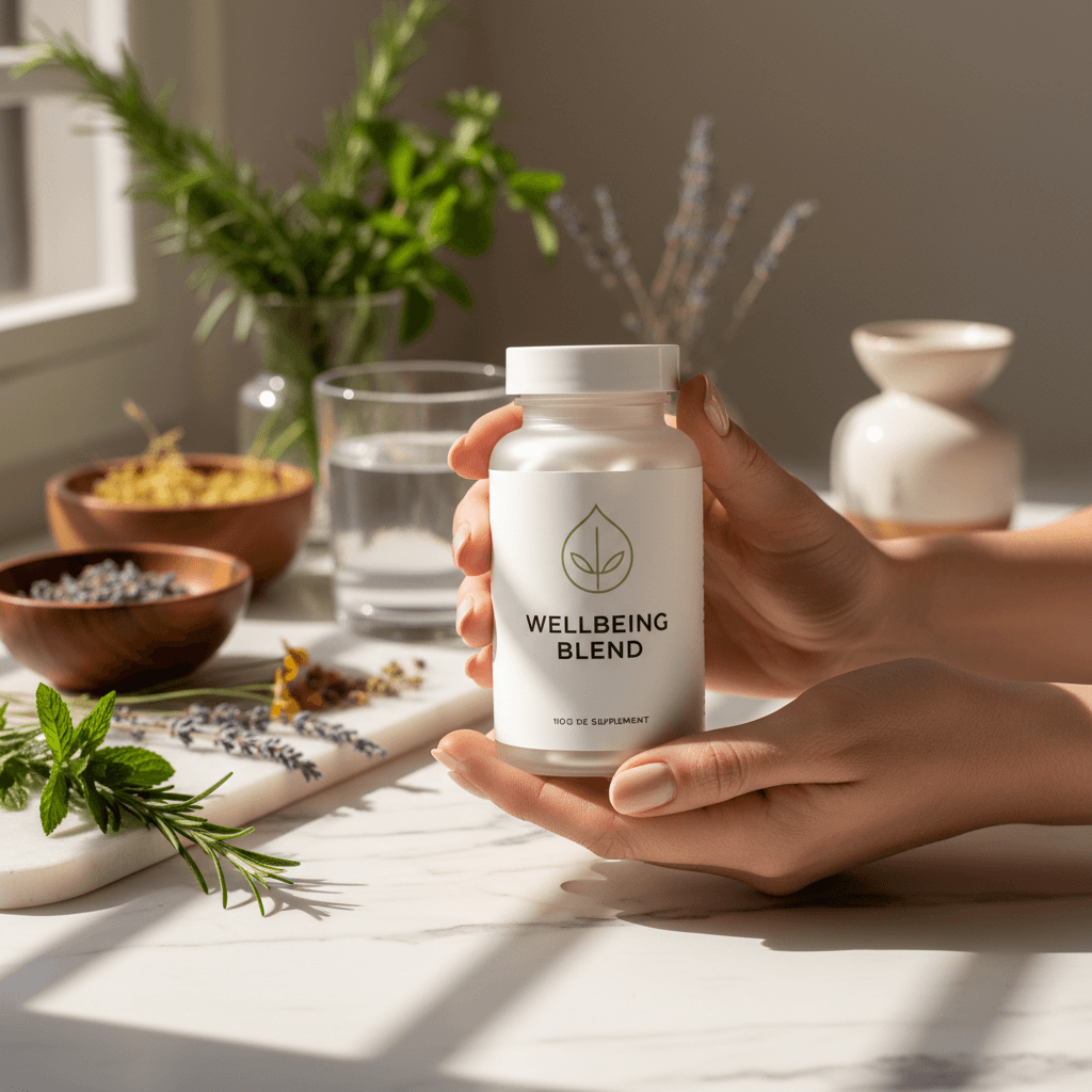 Cellucare Blood Sugar Formula bottle with natural plant ingredients